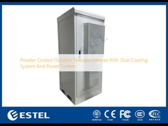 Порошкообразованный наружный телекоммуникационный шкаф с двойной системой охлаждения и энергоснабжения